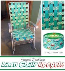 Lawn Chair Glamper Upcycle Use Printed Duct Tape To Personalize Your Chair And Make It Super Cute Diy Camping Upcycle Chair Lawn Chairs Duct Tape Furniture