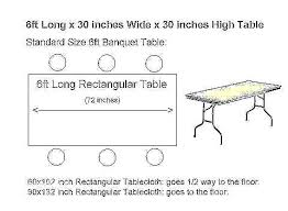 Rental Tables Sizes Mhdesign Club Options