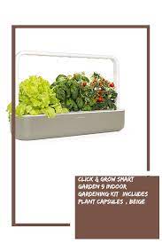 Click Grow Smart Garden 9 Indoor Gardening Kit Includes Plant Capsules Beige Herbs Sale Names