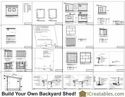 10x12 Modern Shed Plans Shed Plans Modern Shed Studio Shed