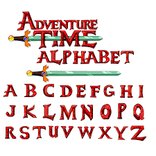 At Font Alphabet By Ask Angelo On Deviantart Adventure Time Birthday Party Adventure Time Crafts Adventure Fonts