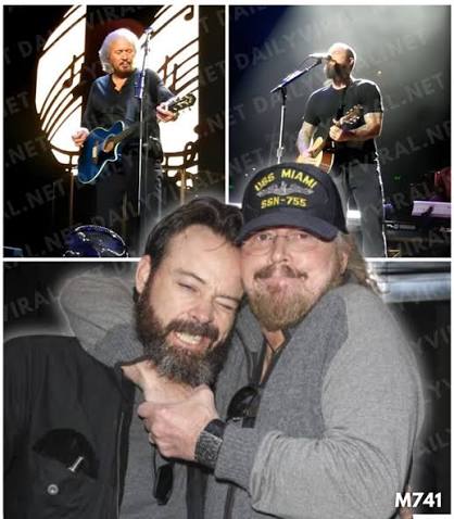 Barry Gibb with his son Stephen Sir Barry Gibb and his eldest son, Stephen  Gibb (born December 1, 1973), share a close personal and professional bond,  frequently collaborating on music and performing