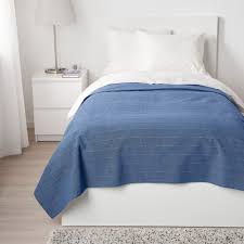 Skarmlilja Single Bedspread Blue 150x250 Cm Ikea Bedroom
