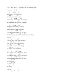 Em f g em f g. Chord Lagu Terima Kasih Cinta Chordtela