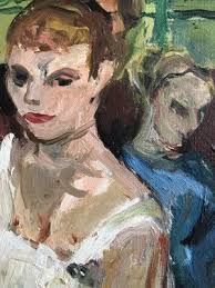 Jean Ducommun, Jeunes filles, 1953, Oil