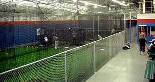 Jones sports batting cage net 10' h x 12' w x 40' l #24 hdpe 42ply w/door baseball softball. Best Batting Cages In South Bay Los Angeles Cbs Los Angeles