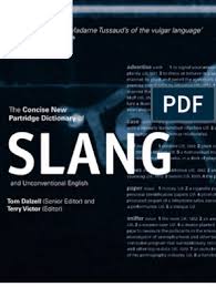 Dictionary Of Slang And Pdf Slang Jargon
