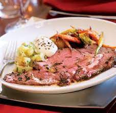 Easter dinner ideas without ham (or lamb). A Juicy Prime Rib Dinner For The Holidays Finecooking Prime Rib Dinner Slow Roasted Prime Rib Prime Rib