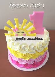 First Birthday Happy Cake Images For Girls Sunshine Smash Cake Baby First Birthday Cake Sunshine Birthday Cakes Birthday Cakes Girls Kids