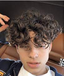 Pin By Antonio Torres On Hot Curly Hair Men Boy Hairstyles Cute Curly Hairstyles