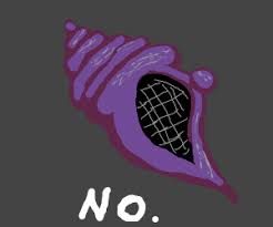 Conch is a general name for number of species under the sea snail family. All Hail The Magic Conch Shell Drawception