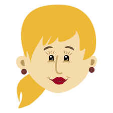 woman cartoon head character 1 transparent png svg vector file woman cartoon head character 1