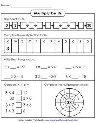 Printable Multiply By 3s Worksheets Multiplication Worksheets Multiplication Printable Multiplication Worksheets