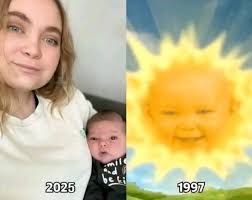 🌞EL SOL DE LOS TELETUBBIES YA ES MAMA🌞💛🧡💛