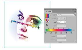 How To Create A Rainbow Colored Portrait From A Stock Image In Illustrator Tuts Design Illustration Tutorial Colorful Portrait Rainbow Colors Illustration