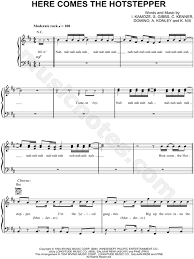 Lyrics © bmg rights management. Ini Kamoze Here Comes The Hotstepper Sheet Music In D Major Download Print Sku Mn0148190