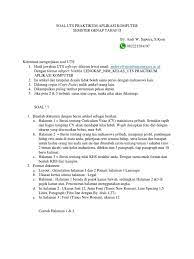 Aplikasi freeware ini memungkinkan kamu untuk mengompresi pdf tunggal atau banyak dalam satu gerakan saja. Soal Uts Praktikum Aplikasi Komputer 2019