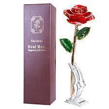 Are gold dipped roses tacky. Review Analysis Pros Cons Gold Dipped Rose Sinvitron Long Stem 24k Gold Dipped Real Rose Lasted Forever With Stand Best Anniversary Gifts For Her