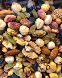 This Nut Dried Fruit Mix Is Called Ajil E Moshkel Gosha In Iran It S Enjoyed On Chaharshanbeh Suri Festival Of Dried Fruit Mix Aesthetic Food Food