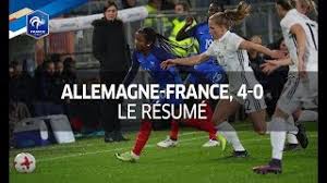 Un match amical entre l'équipe de france féminine et l'allemagne est prévu le 10 juin prochain à strasbourg. Equipe De France Feminine Amical Allemagne France 4 0 Le Resume I Fff 2017 Youtube