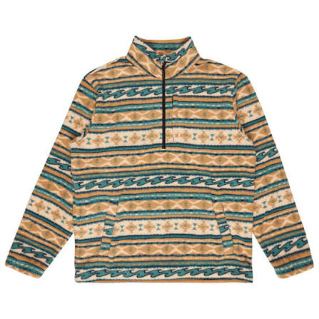 Boundary Mock Neck Fleece Pullover