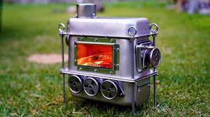 A diy stove jack can provide heat protection while keeping the tent canopy soft and stuff packable. Homemade Mini Wood Stove For Camping Rear Secondary Air Intake Hot Tent Stove Mx Stove Project Youtube