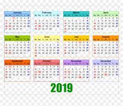 Yearly calendar showing months for the year. Malaysia School Holiday 2019 Calendar Hd Png Download Vhv
