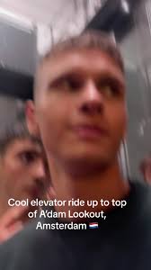 #fyp #elevator #amsterdam #adam #lookout #netherlands #europe #travels