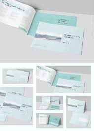 Landscape Instruction Manual Brochure Mockups In 2020 Brochures Mockups Brochure Mockup Design