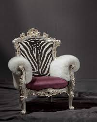 Le poltrone per bambini barocche sono disponibili in argento, oro, nero, bianco, rosa, look zebra, look leopardato, look croco, design. Poltrona Per Bambini Dallo Stile Lussuoso Idfdesign