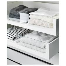 Ikea Komplement White Drawer With Glass Front Ikea Komplement Ikea Closet Ikea Closet Hack