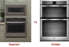Frigidaire fgmc2766uf 27 inch gallery series electric microwave wall oven/microwave combination with true convection effortless temperature probe and steam clean in stainless steel. Oven Microwave Combo Vs Separate