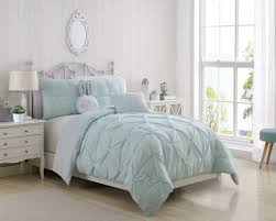 When it comes to choosing a style and color for your bedding, the decision isn't always black and white. Monica Mint Gray Comforter Set Blue And Yellow Bedding Teal Bedding Teal Comforter