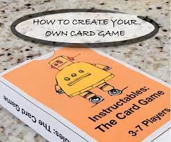 How to make your own card game. How To Make Your Own Card Game 7 Steps Instructables