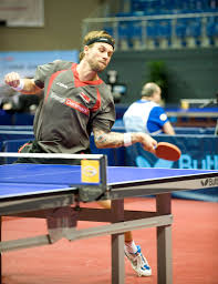 In this case, the ball. Topspin De Zurdo Maze Recuperado Table Tennis Ping Pong Tennis