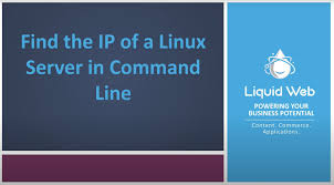 Ost shh i love you kisah cinta asfan shah. Find The Ip Of A Linux Server Via The Command Line Liquid Web