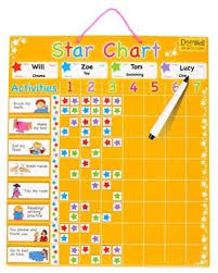 Large Magnetic Star Reward Chart Fiesta Crafts For My Kids