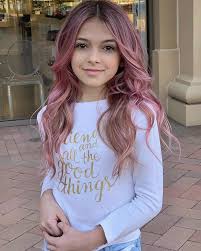 Pops of purple hair colors, hair trends fall 2019, fall 2019 hair trends, blonde hair trends,chocolate hair colors for fall kids everywhere are begging their parents to dye their hair bright, vibrant shades this summer. What Do You Think Of When You Think Of Pink I Think Of Cotton Candy Hair Dye For Kids Pink Hair Streaks Colored Hair Tips