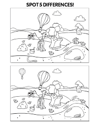 Animal Spot The Difference Free Printable Coloring Pages Business For Kids Spot The Difference Printable Activity Sheets For Kids