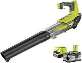 P21081A 18V ONE+ 100 MPH 280 CFM Lithium-Ion Cordless Jet Fan Leaf Blower Ryobi
