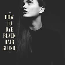 Black and white colors can have many tones depending on the surrounding environment and lightning. How To Dye Black Hair Blonde Bellatory Fashion And Beauty