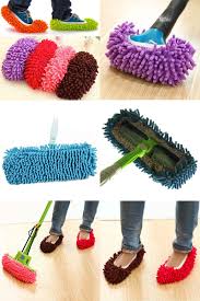 Visit To Buy Fashion Mop Lazy Mop Shoes Floor Moppers Slipper Mop Cover Housework Cleaning Foot Socks Advertisement Polish Floor Candy Colors Foot Socks