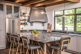 Setting the foundation for rustic is the stone. Brown S Lake Grey Rustic Cottage Kitchen Chervin Kitchen Bath In Waterloo Muskoka And Oakville