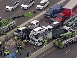After freezing rain and sleet made road conditions slippery and wet, the massive pileup led officials to close all lanes of the interstate starting from the 28th street bridge near. Texas Interstate Crash At Least Five Killed In Pileup Of Up To 100 Vehicles Fort Worth The Guardian