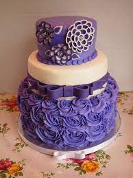 Send these beautiful flowers ecard on his/ her birthday. Purple And White Shawna Flower Birthday Cake Elegant Birthday Cakes Birthday Cake With Flowers Purple Cakes Birthday