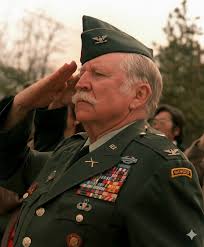 COL (Ret.) Lewis Millett earned the Medal of Honor for his actions during  the Korean War leading the last major U.S. military bayonet charge. Millet  was born in Maine in 1920 and