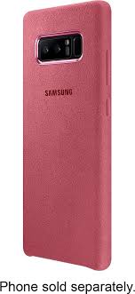 Mobile phone, wall charger, data cable. Alcantara Case For Samsung Galaxy Note8 Pink Ef Xn950apegus Best Buy