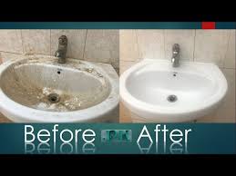 It's doesn't take much time to removing stains from. How To Clean Bathroom Sink Ll Ceramic Porcelain Sink Cleaning Ll Clean Bathroom Sink Fast Youtube
