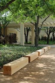 Northpark Center Dallas Tx Six Foot Long Benches Made From Solid Sunken Cypress Garten Garten Landschaftsbau Gartengestaltung