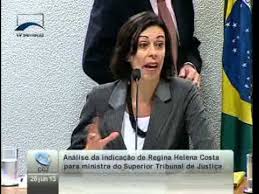 Helena margarida dos santos costa. Senadores Analisam A Indicacao De Regina Helena Costa Para O Superior Tribunal De Justica Youtube